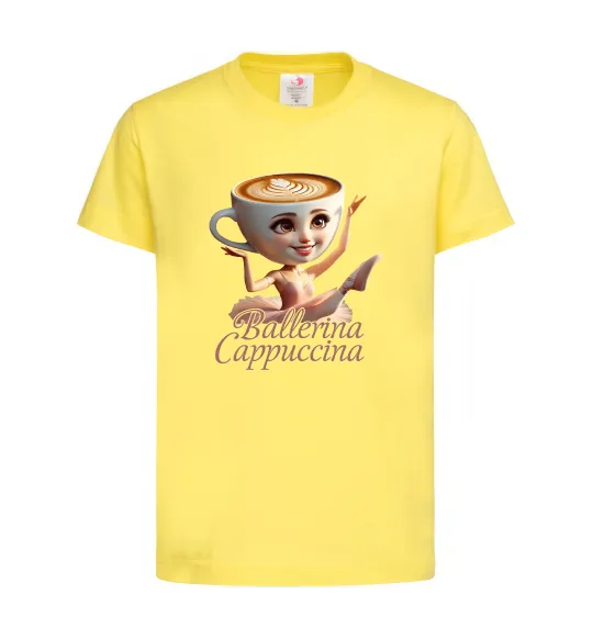 Детская футболка Ballerina Cappucina Лимонный фото