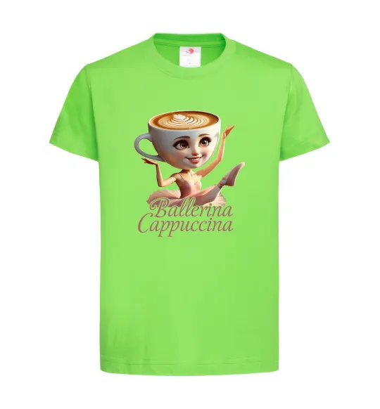 Детская футболка Ballerina Cappucina Лаймовый фото