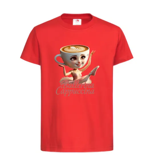 Детская футболка Ballerina Cappucina Красный фото