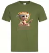 Чоловіча футболка Ballerina Cappucina Оливковий фото