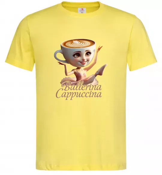 Чоловіча футболка Ballerina Cappucina Лимонний фото