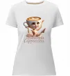 Жіноча преміум футболка Ballerina Cappucina Білий фото