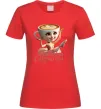 Женская футболка Ballerina Cappucina Красный Женская футболка Ballerina Cappucina Красный фото