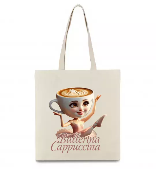 Эко-сумка Ballerina Cappucina Бежевый фото