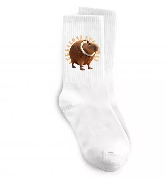 Шкарпетки Burbaloni luliloli Білий фото