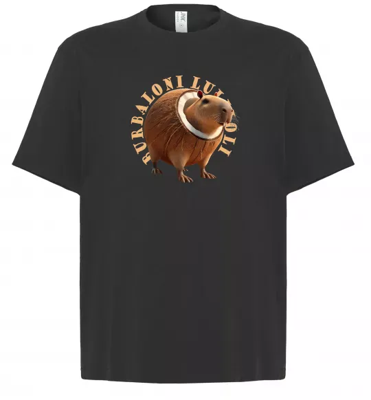 Футболка Оверсайз Burbaloni luliloli Чорний фото