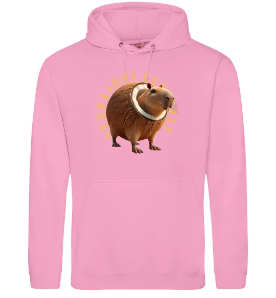 Мужская толстовка (худи) Burbaloni luliloli Розовый фото