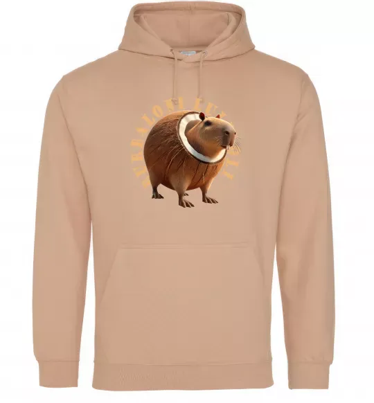 Чоловіча толстовка (худі) Burbaloni luliloli Пісочний фото