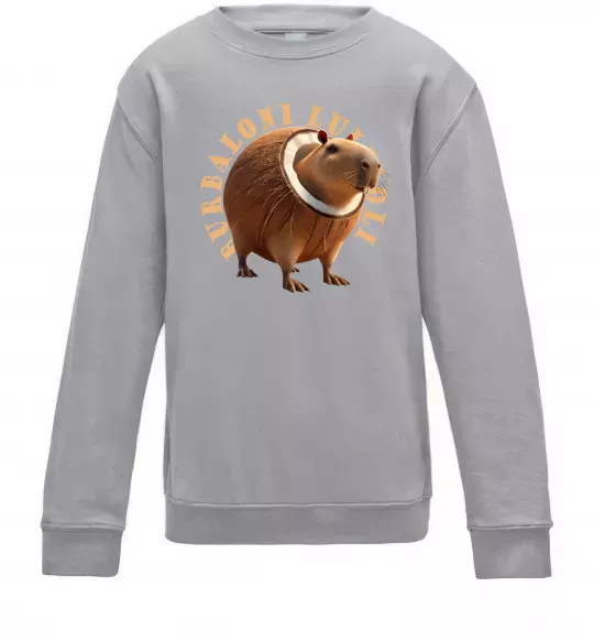 Дитячий світшот Burbaloni luliloli Сірий меланж фото