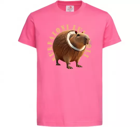 Детская футболка Burbaloni luliloli Ярко-розовый фото