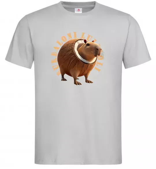 Чоловіча футболка Burbaloni luliloli Сірий фото