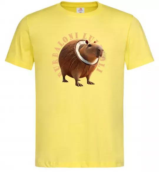 Чоловіча футболка Burbaloni luliloli Лимонний фото