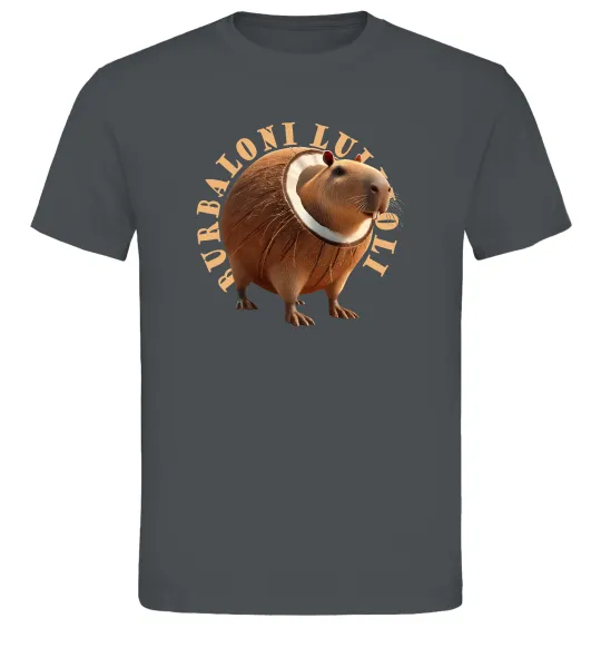 Чоловіча футболка Burbaloni luliloli Графіт фото