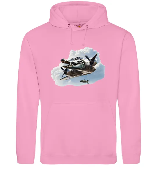 Чоловіча толстовка (худі) Bombardiro Crokodilo Рожевий фото