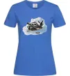 Жіноча футболка Bombardiro Crokodilo Яскраво-синій фото