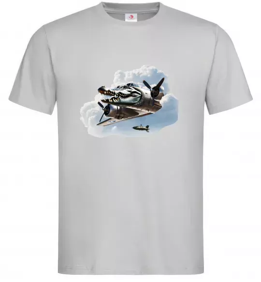 Чоловіча футболка Bombardiro Crokodilo Сірий фото