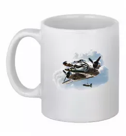 Чашка керамічна Bombardiro Crokodilo Білий фото