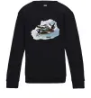 Детский Свитшот Bombardiro Crokodilo Черный фото