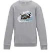 Детский Свитшот Bombardiro Crokodilo Серый меланж фото