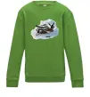 Детский Свитшот Bombardiro Crokodilo Лаймовый фото
