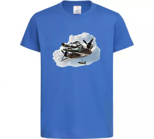 Дитяча футболка Bombardiro Crokodilo Яскраво-синій фото