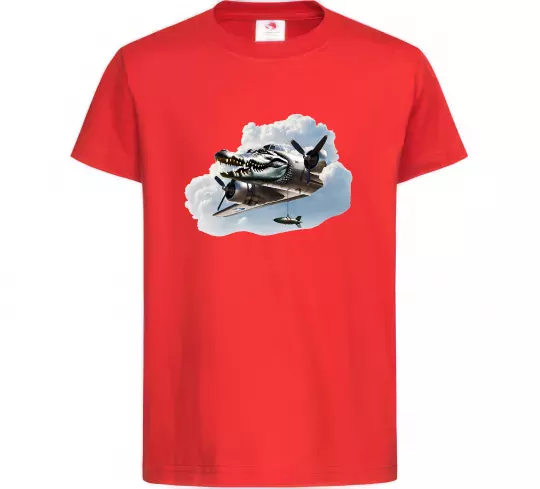 Дитяча футболка Bombardiro Crokodilo Червоний фото