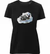Жіноча преміум футболка Bombardiro Crokodilo Чорний фото