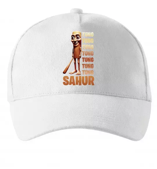 Кепка Tung tung tung sahur Белый фото