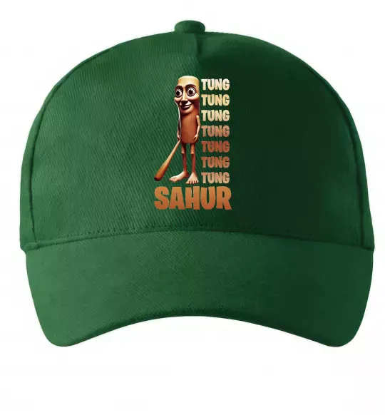 Кепка Tung tung tung sahur Темно-зеленый фото