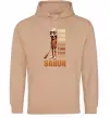 Жіноча толстовка (худі) Tung tung tung sahur Пісочний Жіноча толстовка (худі) Tung tung tung sahur Пісочний фото