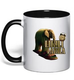 Чашка с цветной ручкой Lirili larila