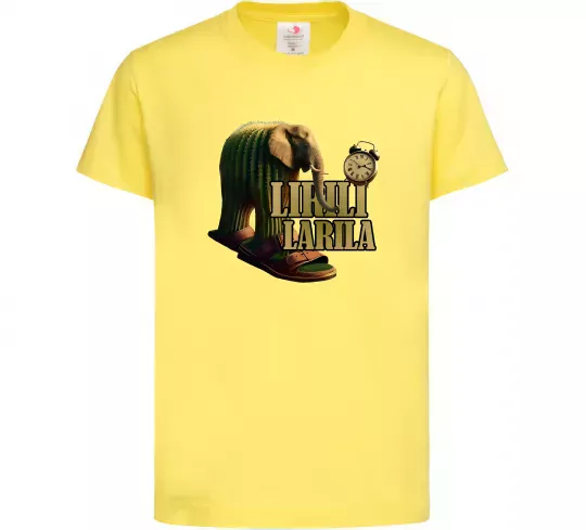 Дитяча футболка Lirili larila Лимонний фото