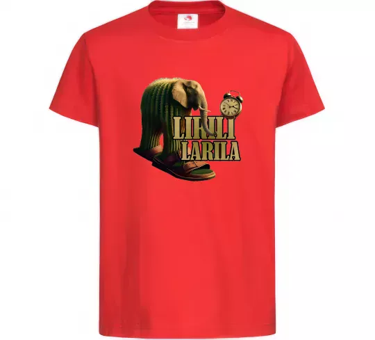 Дитяча футболка Lirili larila Червоний фото