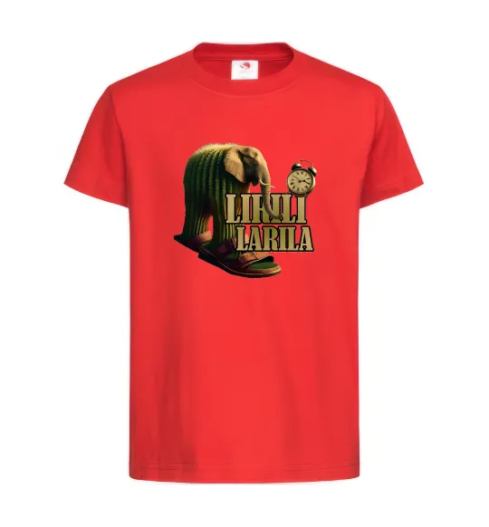 Детская футболка Lirili larila Красный фото