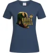 Женская футболка Lirili larila Темно-синий фото