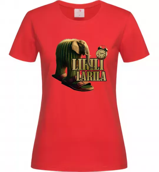 Женская футболка Lirili larila Красный фото