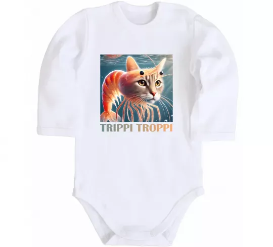 Дитячий бодік Trippi troppi Білий фото