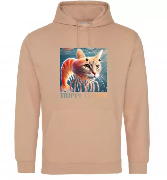 Жіноча толстовка (худі) Trippi troppi Пісочний фото