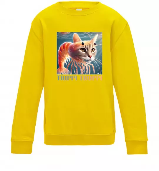 Детский Свитшот Trippi troppi Солнечно желтый фото