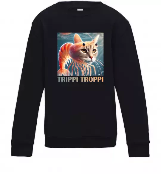 Детский Свитшот Trippi troppi Черный фото