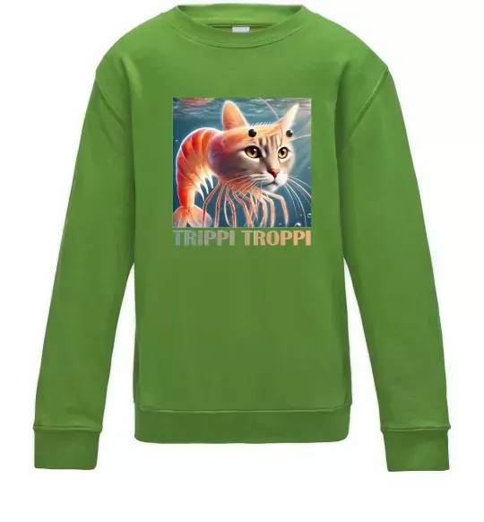 Детский Свитшот Trippi troppi Лаймовый фото