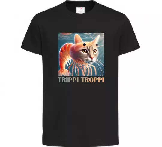 Дитяча футболка Trippi troppi Чорний фото