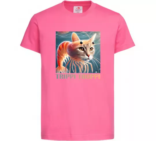 Дитяча футболка Trippi troppi Яскраво-рожевий фото