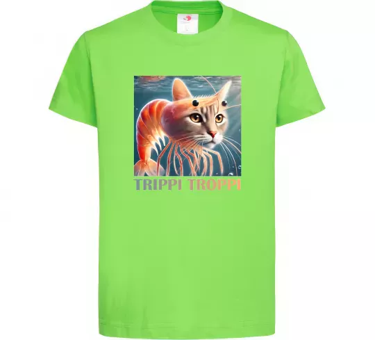 Дитяча футболка Trippi troppi Лаймовий фото