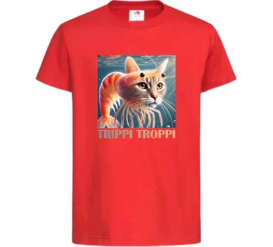 Дитяча футболка Trippi troppi Червоний фото