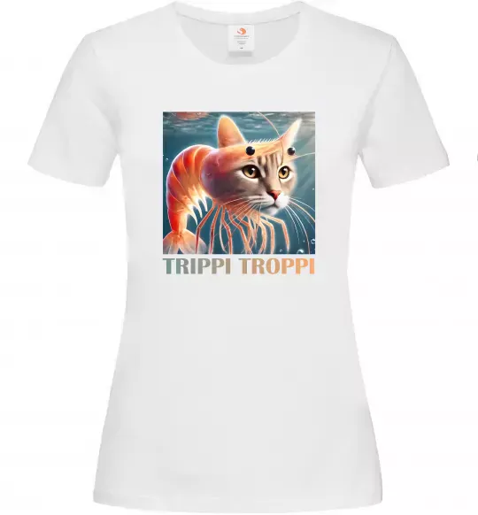 Жіноча футболка Trippi troppi Білий фото