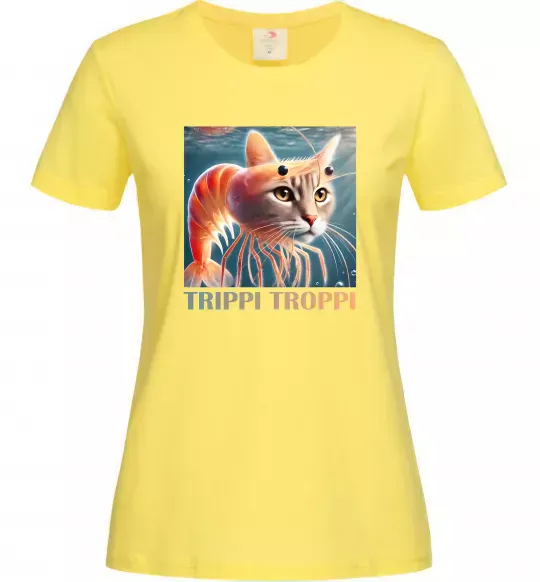 Жіноча футболка Trippi troppi Лимонний фото