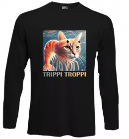 Лонгслів Тривожна маса Білий фото