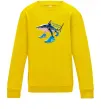 Детский Свитшот Tralalero tralala Солнечно желтый фото