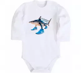 Детский боди Tung tung tung sahur Белый фото Детский боди Tung tung tung sahur Белый фото